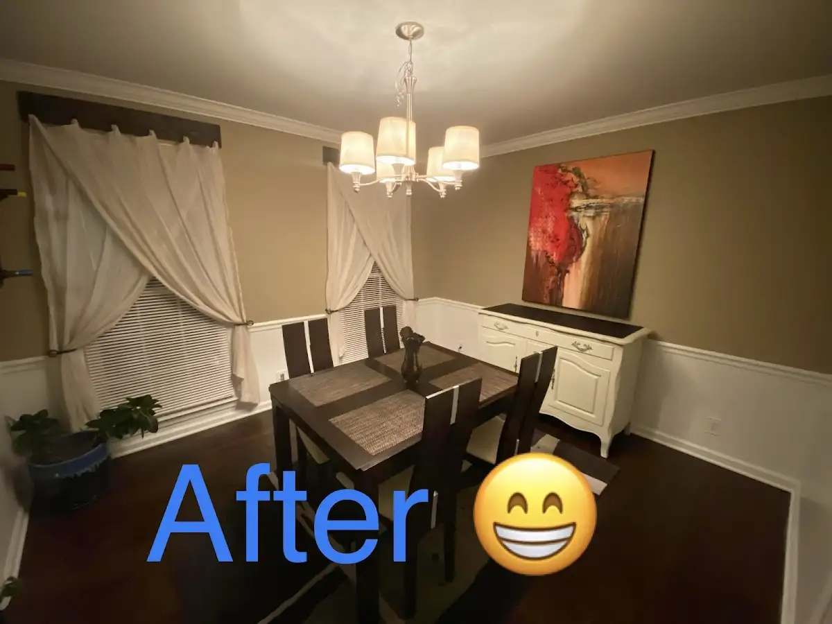 Professional dining room restoration after water damage in Allendale